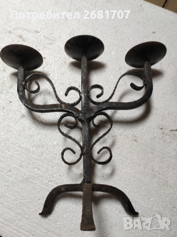 Свещници от ковано желязо, снимка 4 - Декорация за дома - 36425791