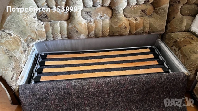 Диван ъглов (286/200) с функция за сън  (140/186), снимка 3 - Дивани и мека мебел - 51311939