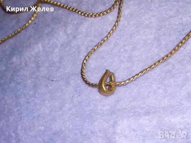 AVON МАРКОВА ФИНА МЕДНА с ПОЗЛАТА ВЕРИЖКА КОЛИЕ и ОБКОВ ПЕНДАНТ с ГНЕЗДО За СКЪПОЦЕННО КАМЪЧЕ 34315, снимка 5 - Колиета, медальони, синджири - 41753580