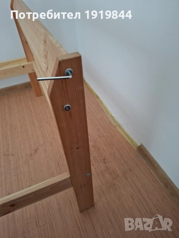 легло с матрак от Икеа, снимка 3 - Спални и легла - 52528996