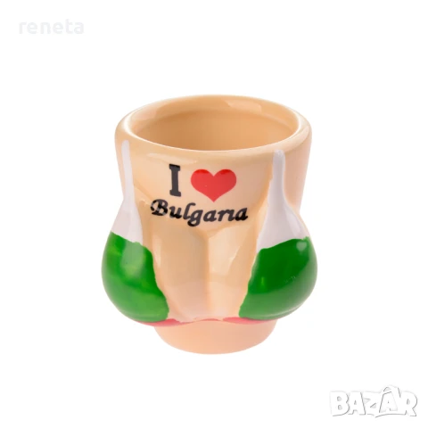 Чашка женски гърди, Тип шот, Керамика, 5.5х5 см