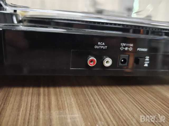 Lenco LBT-120BK грамофон с Bluetooth и USB запис – Audio-Technica, снимка 2 - Грамофони - 55770750