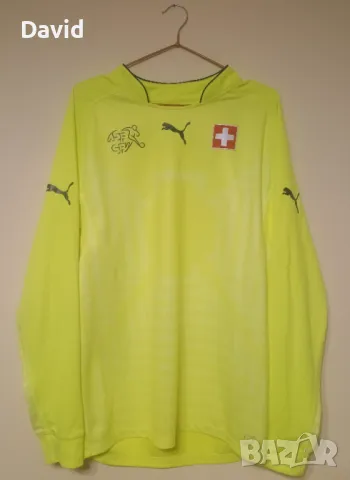 Оригинална вратарска фланелка с дълъг ръкав на Швейцария 14/15