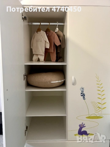 Детска стая "Meblik – Happy Animals Whitе" ( -60% от цената) - Италиански мебели, снимка 2 - Спални и легла - 53506314