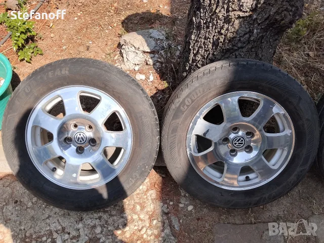 Алуминиеви джанти 15 с гуми , VW/AUDI, снимка 2 - Гуми и джанти - 55799889