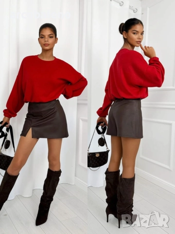 Дамски основен пуловер Mira, 4цвята , снимка 13 - Блузи с дълъг ръкав и пуловери - 52229897