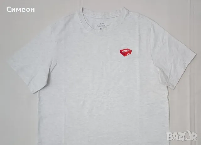 Nike Sportswear Box Logo Tee оригинална памучна тениска Найк L, снимка 2 - Тениски - 48322643