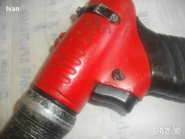 РЕВЕРСИВЕН АЛУМИНИЕВ ПРОФЕСИОНАЛЕН ПНЕВМАТИЧЕН ВИНТОВЕРТ 180х130мм ЗАХВАТ 6мм ШЕСТОСТЕН ОТЛИЧЕН, снимка 15 - Винтоверти - 49090241