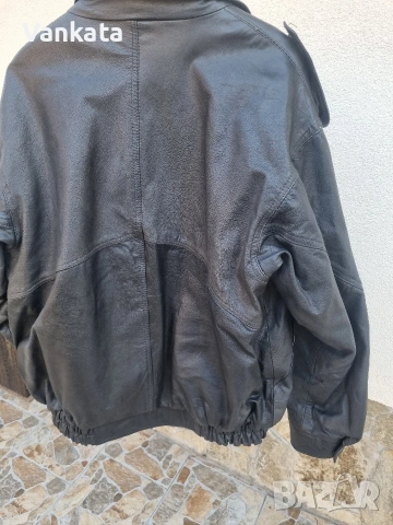 Кожено яке, снимка 6 - Якета - 53750968