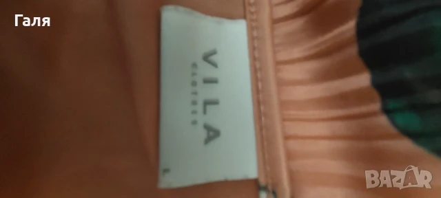 Рокля солей, марка Vila, размер Л , снимка 7 - Рокли - 51407282