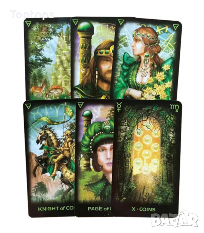 Великолепни таро карти: Marchetti Tarot & Gilded Tarot & Tarot of Dreams, снимка 10 - Други игри - 36311498