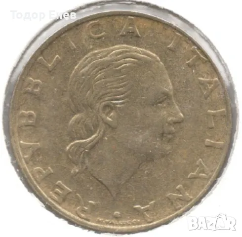 Italy-200 Lire-1993 R-KM#155-Military Aviation, снимка 2 - Нумизматика и бонистика - 49340730