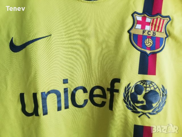 FC Barcelona Nike 2008/2009 оригинална тениска футболна фланелка размер М Барселона екип , снимка 3 - Тениски - 41866975