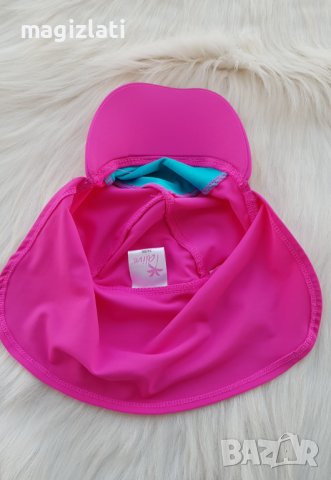 Плажна шапка със защита на вратлето 1-2 години, снимка 12 - Бебешки шапки - 40373735