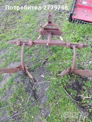 Двуредов браздите за малък трактор, снимка 3 - Селскостопанска техника - 53344220
