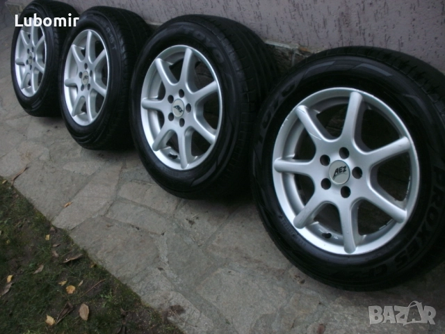 15 цола 5 х 100 мм 4 бр лети джанти AEZ Germany ! - VW,Audi,Seat,Skoda,Toyota,Subaru и други !, снимка 4 - Гуми и джанти - 52471411