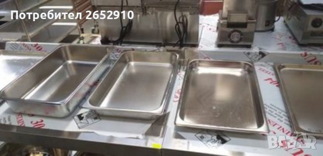 Чисто нови гастронорми/тави/ и капаци от неръждаема стомана! ТОП Цена 10лв/5,11€, снимка 8 - Кутии за храна - 40975912