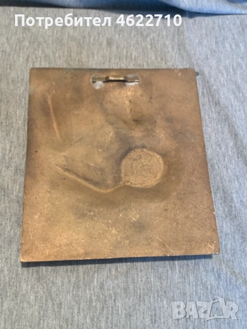 бронзов релефен плакет на философ, снимка 5 - Антикварни и старинни предмети - 53065899