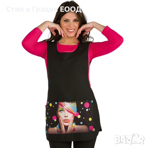Фризьорска престилка с джоб - модели, снимка 1