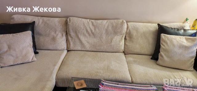 диван кадифе и кожа