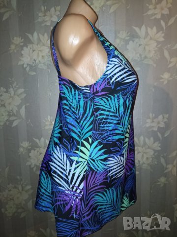 Harmony 44D/ L- Бански рокля с бикини в тропически принт , снимка 7 - Бански костюми - 41462759