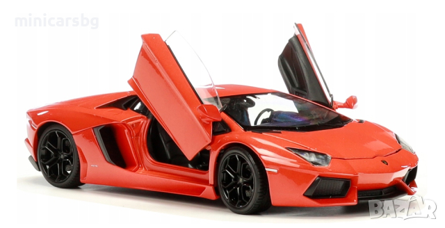 1:24 Метални колички: Lamborghini Aventador Coupe (Ламборгини) Welly, снимка 1 - Колекции - 44568834