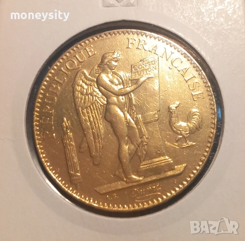 Златна монета 100 Франка злато