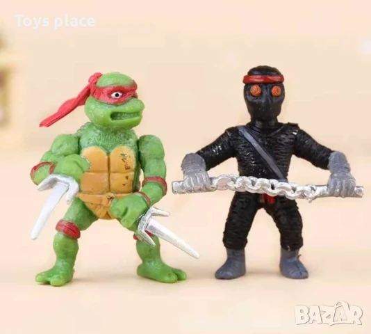 Комплект фигурки за торта Костенурките нинджа, снимка 5 - Фигурки - 50661379