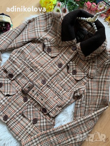 Късо преходно палто букле, снимка 2 - Палта, манта - 42703097