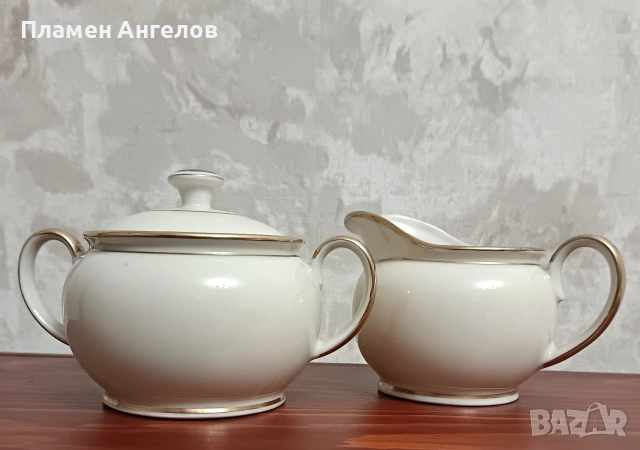 Комплект захарница и каничка/латиера/. KAHLA