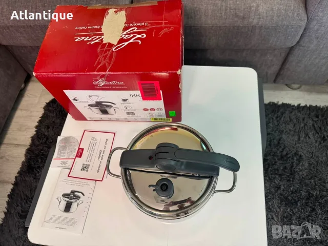 Тенджера под налягане Lagostina Irradial Control - 5л , снимка 2 - Други - 55867765