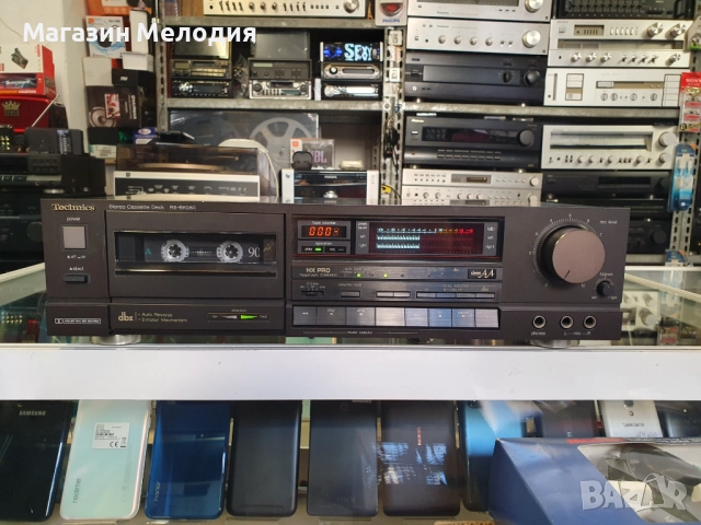 Касетен дек Technics RS-B608B В отлично техническо и визуално състояние.