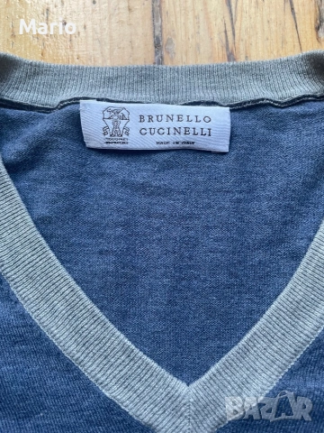 Brunello Cucinelli мъжки пуловер 50, снимка 2 - Пуловери - 53655401