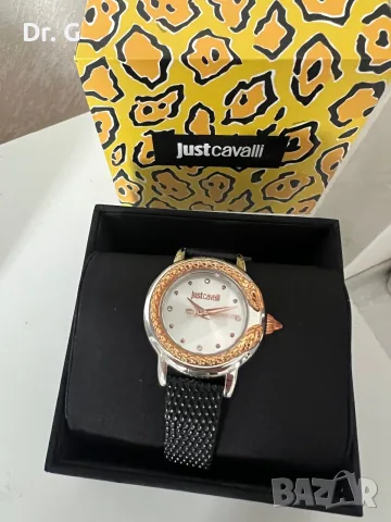 Just Cavalli часовник с естествена кожа и Swarovski елементи, снимка 4 - Дамски - 55831350