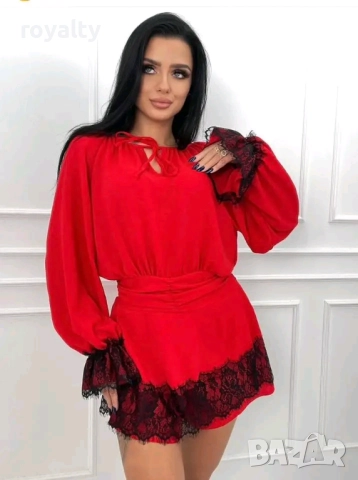 Дамски Гащеризон с Дантела Различни Цветове 