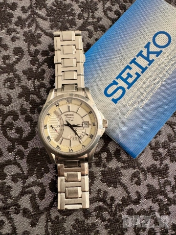 Часовник Seiko Premier Kinetic Direct Drive SRH007, снимка 5 - Мъжки - 53535502