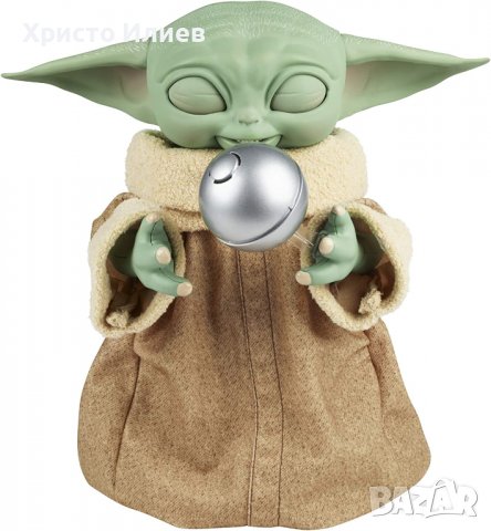 Star Wars Интерактивна играчка Мандалориан Бебе Йода Galactic Grogu, снимка 2 - Музикални играчки - 39362406