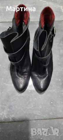 Дамски боти Tommy Hilfiger естествена кожа 38 номер, снимка 2 - Дамски боти - 52514526