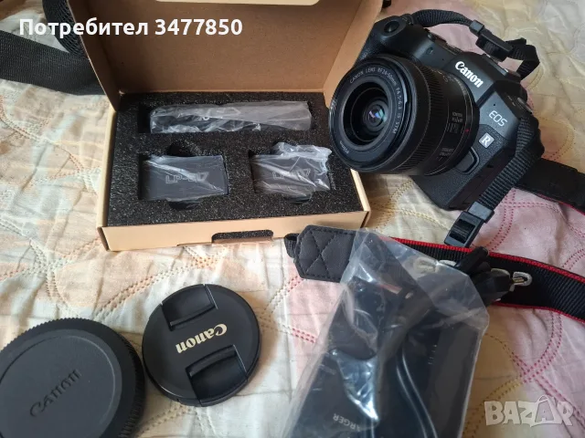 Фотоапарат Canon RP +2 нови батерии + чисто нов батериен грип.