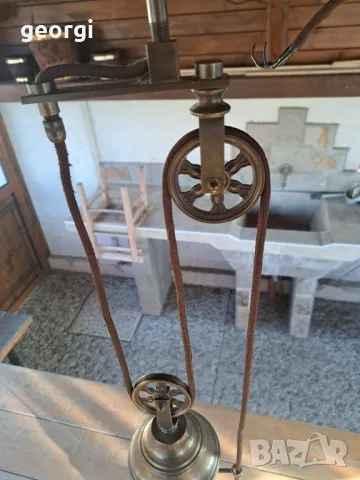 месингов полилей с променлива дължина уникат      18/1, снимка 5 - Полилеи - 49002758