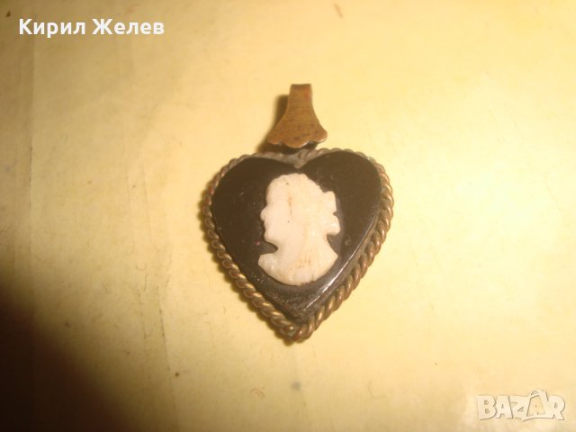 СТАРИННА КАМЕЯ ВИКТОРИАНСКИ СТИЛ БРОНЗОВ ОБКОВ МАЙСТОРСКА ИЗРАБОТКА РЕТРО БИЖУ ПЕНДАНТ 10875, снимка 5 - Антикварни и старинни предмети - 35664703