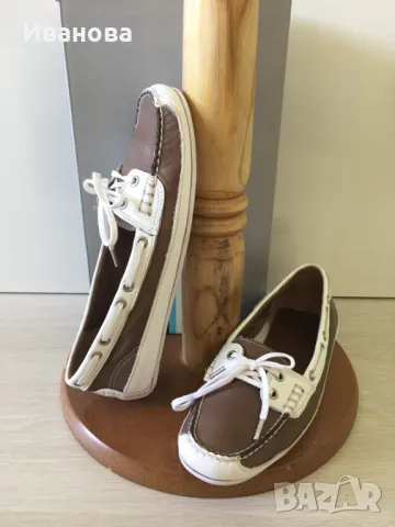 Мокасини естествена кожа, снимка 2 - Дамски ежедневни обувки - 49611512