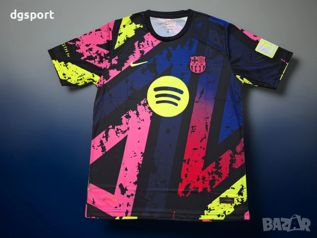 Флуоресцентна футболна тениска на Барселона # Ламин Ямал#10!, снимка 2 - Футбол - 52063579
