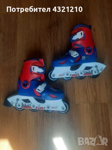 Ролери детски Oxelo 28-30 от Декатлон малко използвани, снимка 3 - Ролери, кънки - 50688647