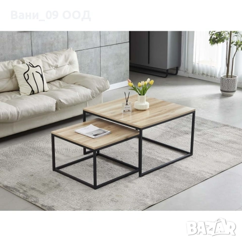 Сет 2 холни масички с модерен дизайн , снимка 2 - Маси - 53282113