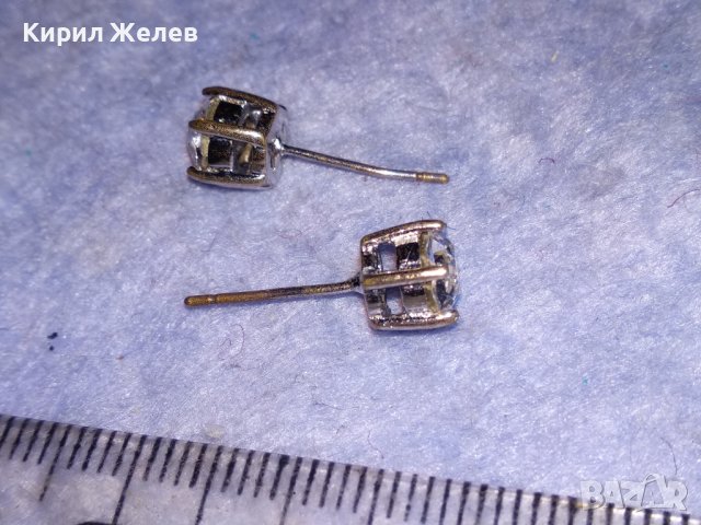 ОЧАРОВАТЕЛНИ ПОСРЕБРЕНИ БРОНЗОВИ ВИНТИДЖ - АРТ ОБЕЦИ с БЛЕСТЯЩИ ФАСЕТИРАНИ ПЛАНИНСКИ КРИСТАЛИ 38216, снимка 5 - Обеци - 40940547