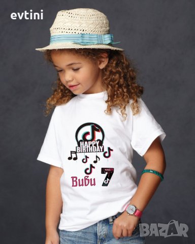 Детска тениска "Тик Ток", снимка 2 - Детски тениски и потници - 34838191