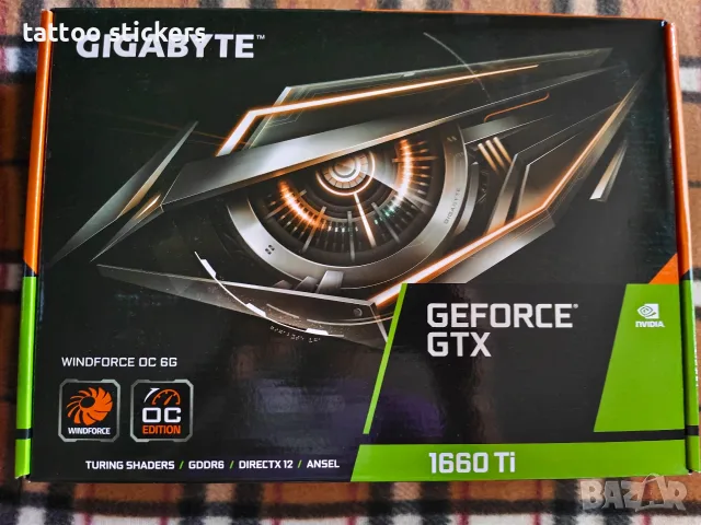 Gigabyte 1660 ti видео карта 