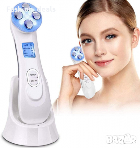 Нов масажор за лице Подмладяване на кожата Здраве Красота LED светлинна терапия 