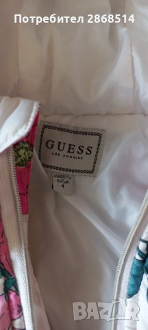 Детско яке на марката GUESS за възраст 4г., снимка 3 - Детски якета и елеци - 41264512
